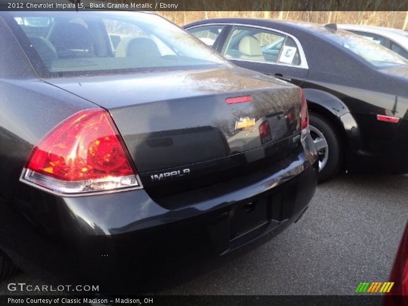 Black Granite Metallic / Ebony 2012 Chevrolet Impala LS