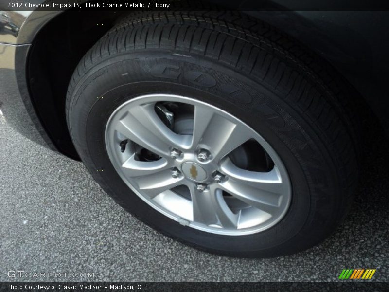 Black Granite Metallic / Ebony 2012 Chevrolet Impala LS