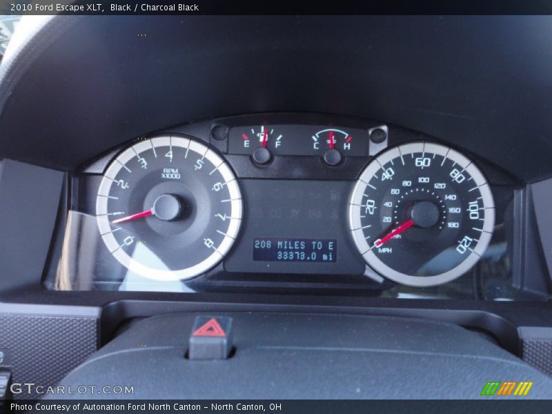 Black / Charcoal Black 2010 Ford Escape XLT