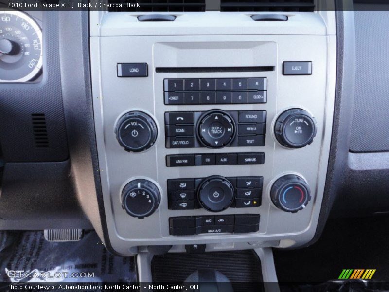 Black / Charcoal Black 2010 Ford Escape XLT