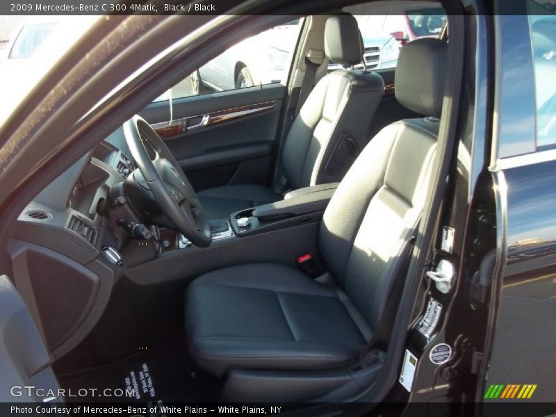 Black / Black 2009 Mercedes-Benz C 300 4Matic