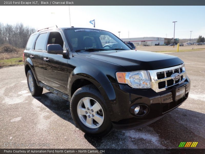 Black / Charcoal Black 2010 Ford Escape XLT