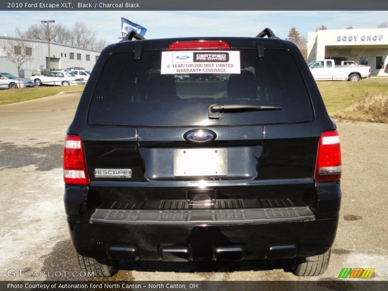 Black / Charcoal Black 2010 Ford Escape XLT
