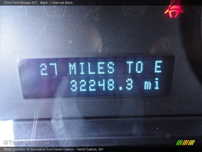 Black / Charcoal Black 2010 Ford Escape XLT