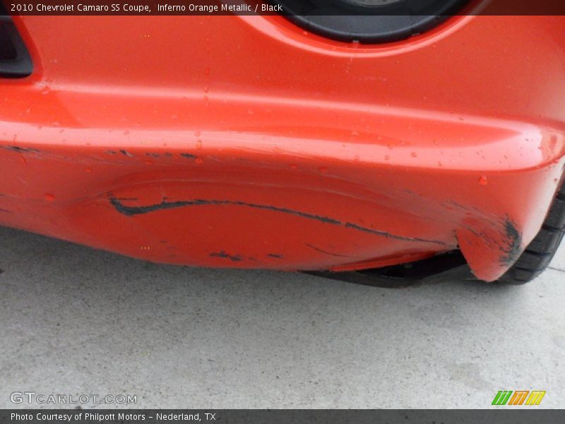 Inferno Orange Metallic / Black 2010 Chevrolet Camaro SS Coupe