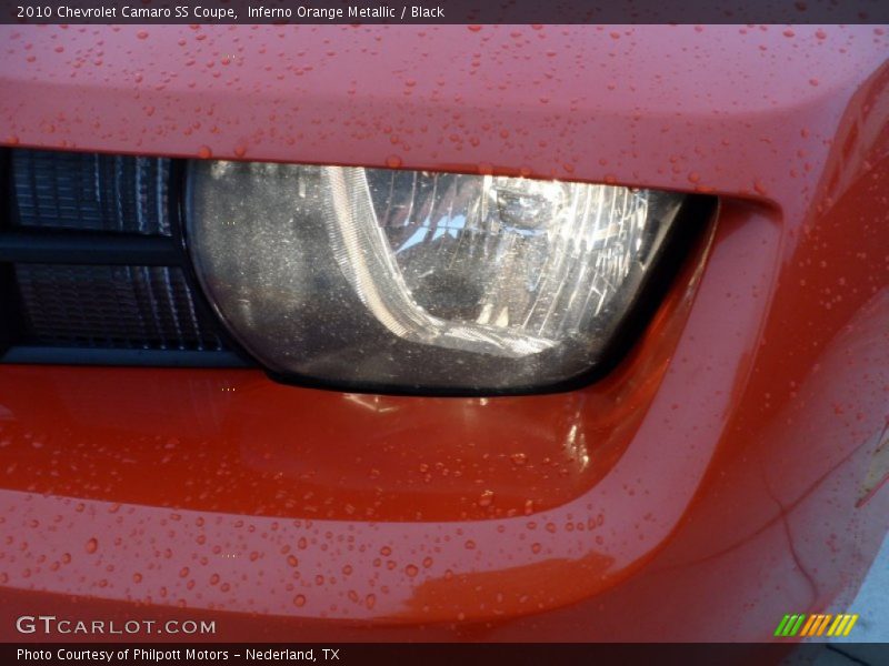 Inferno Orange Metallic / Black 2010 Chevrolet Camaro SS Coupe