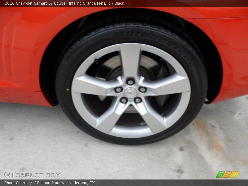 Inferno Orange Metallic / Black 2010 Chevrolet Camaro SS Coupe