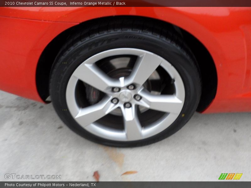 Inferno Orange Metallic / Black 2010 Chevrolet Camaro SS Coupe