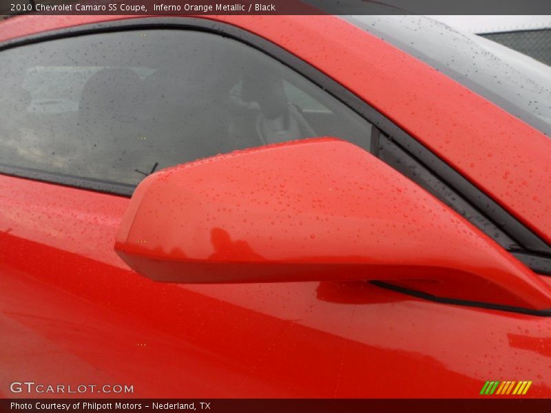 Inferno Orange Metallic / Black 2010 Chevrolet Camaro SS Coupe