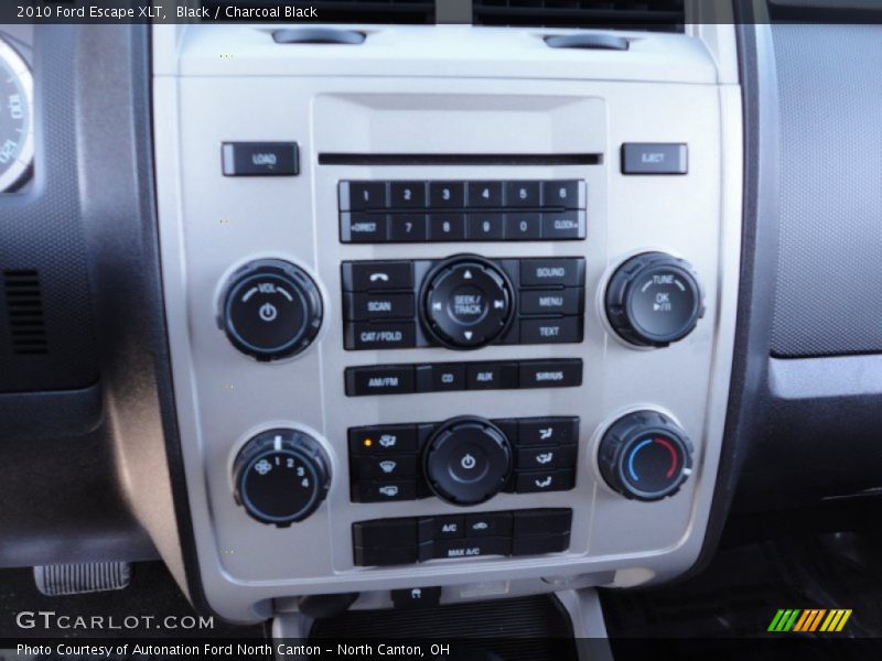 Black / Charcoal Black 2010 Ford Escape XLT