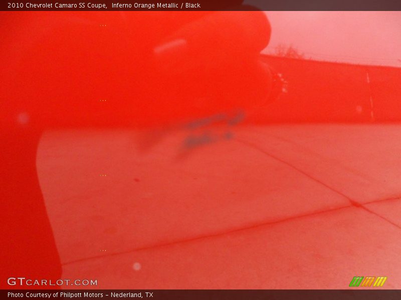 Inferno Orange Metallic / Black 2010 Chevrolet Camaro SS Coupe
