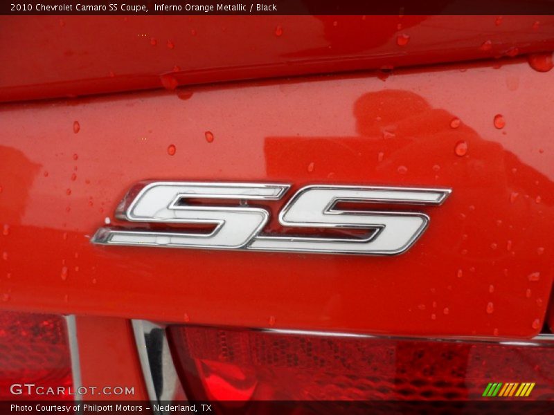 Inferno Orange Metallic / Black 2010 Chevrolet Camaro SS Coupe