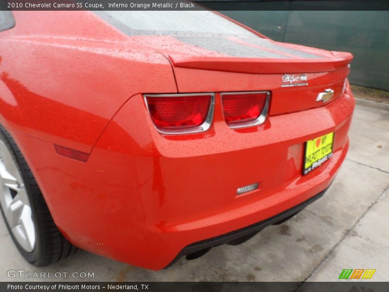 Inferno Orange Metallic / Black 2010 Chevrolet Camaro SS Coupe