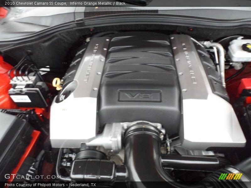 Inferno Orange Metallic / Black 2010 Chevrolet Camaro SS Coupe