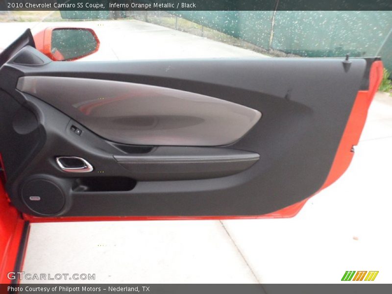 Inferno Orange Metallic / Black 2010 Chevrolet Camaro SS Coupe