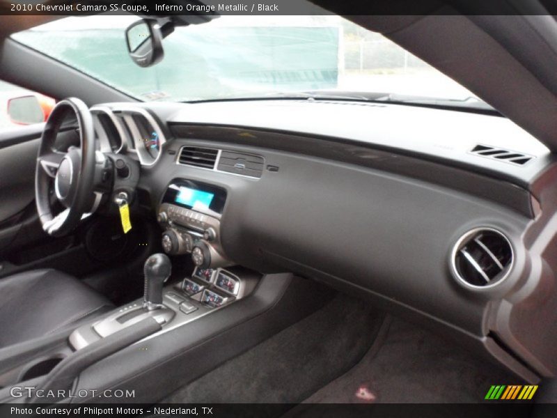 Inferno Orange Metallic / Black 2010 Chevrolet Camaro SS Coupe