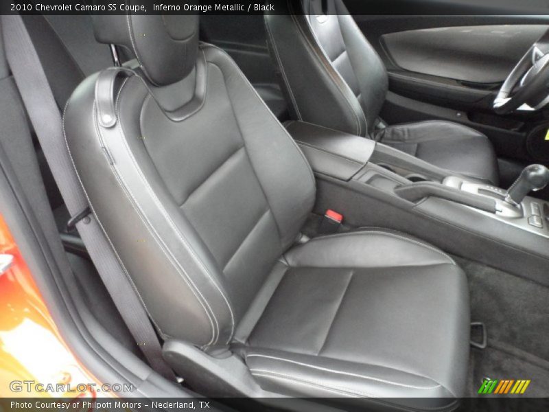 Inferno Orange Metallic / Black 2010 Chevrolet Camaro SS Coupe