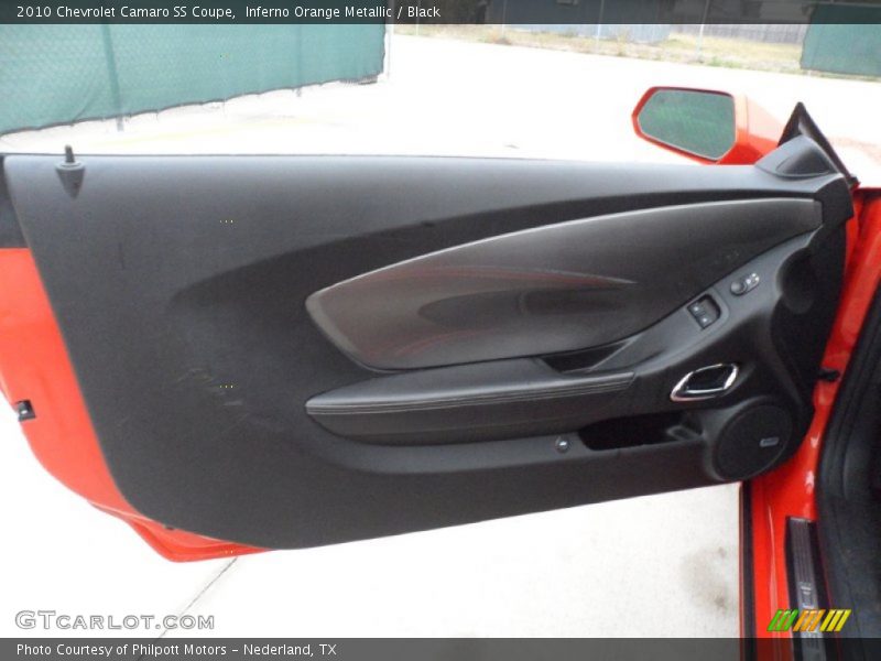 Inferno Orange Metallic / Black 2010 Chevrolet Camaro SS Coupe