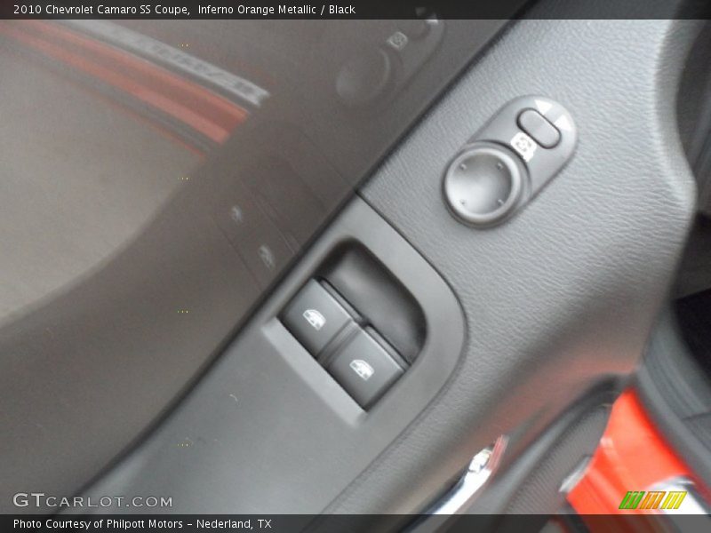 Inferno Orange Metallic / Black 2010 Chevrolet Camaro SS Coupe