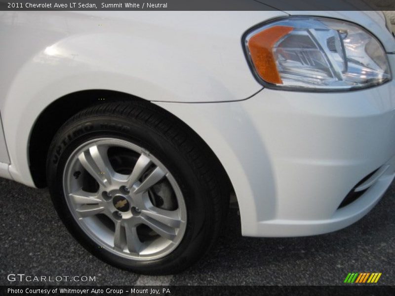 Summit White / Neutral 2011 Chevrolet Aveo LT Sedan