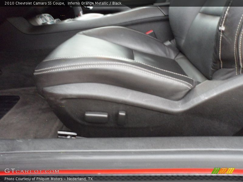 Inferno Orange Metallic / Black 2010 Chevrolet Camaro SS Coupe