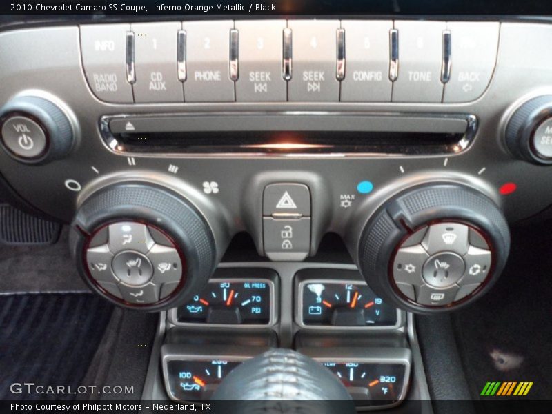 Inferno Orange Metallic / Black 2010 Chevrolet Camaro SS Coupe