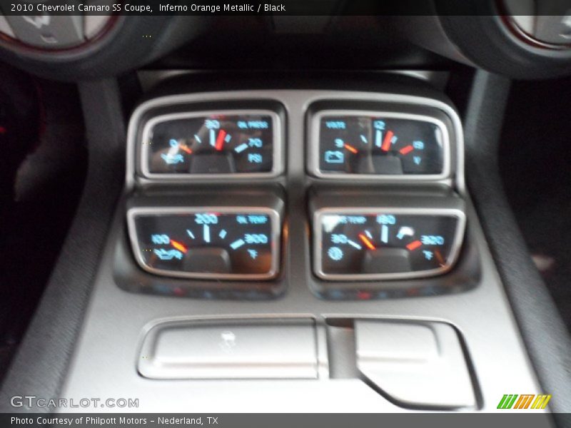 Inferno Orange Metallic / Black 2010 Chevrolet Camaro SS Coupe