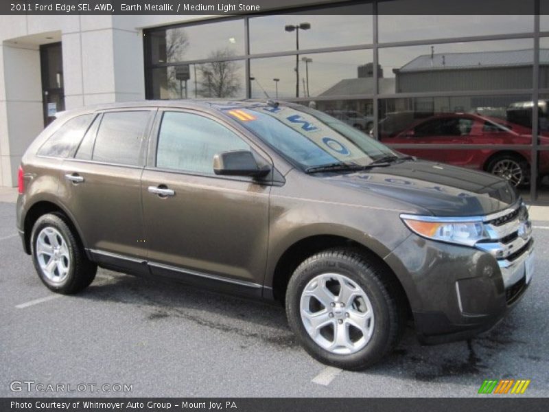 Earth Metallic / Medium Light Stone 2011 Ford Edge SEL AWD