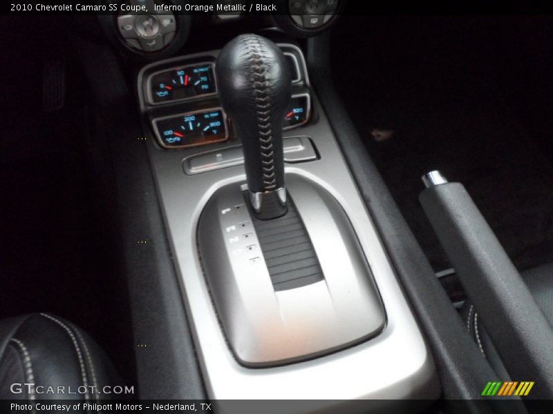 Inferno Orange Metallic / Black 2010 Chevrolet Camaro SS Coupe