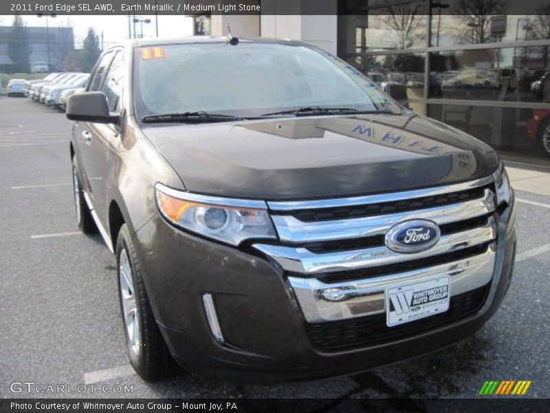 Earth Metallic / Medium Light Stone 2011 Ford Edge SEL AWD