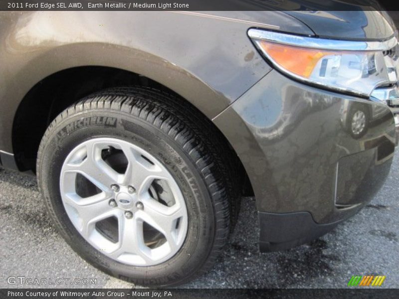 Earth Metallic / Medium Light Stone 2011 Ford Edge SEL AWD