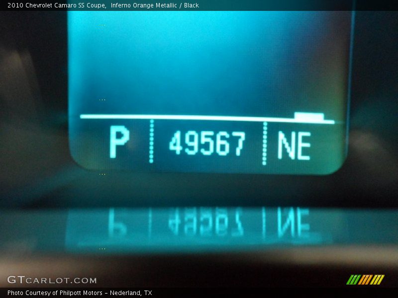 Inferno Orange Metallic / Black 2010 Chevrolet Camaro SS Coupe