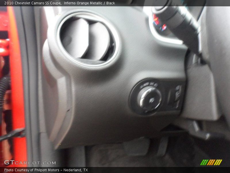 Inferno Orange Metallic / Black 2010 Chevrolet Camaro SS Coupe