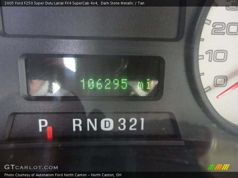 Dark Stone Metallic / Tan 2005 Ford F250 Super Duty Lariat FX4 SuperCab 4x4