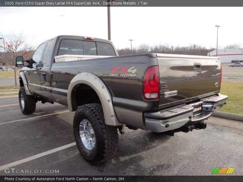 Dark Stone Metallic / Tan 2005 Ford F250 Super Duty Lariat FX4 SuperCab 4x4