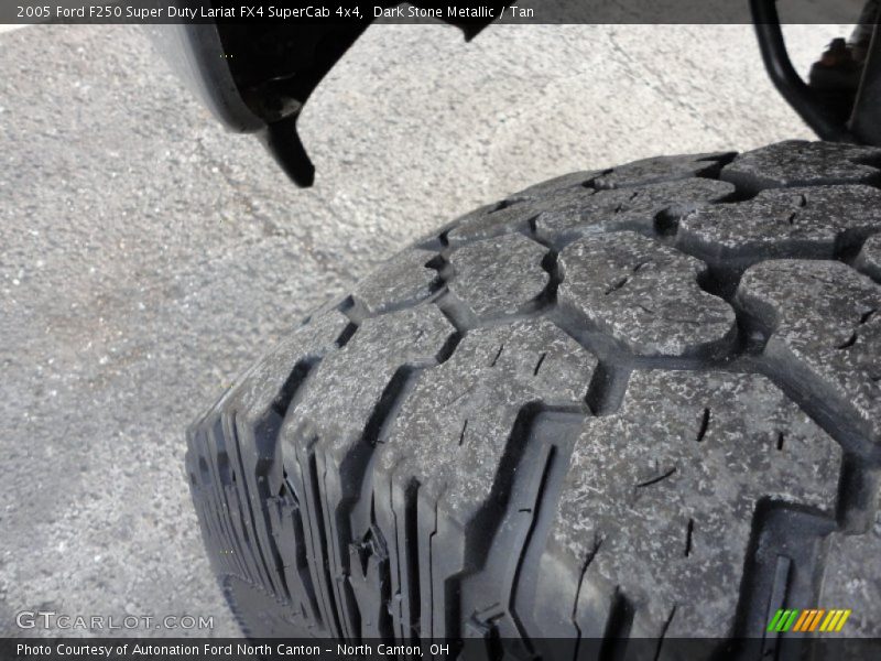 Dark Stone Metallic / Tan 2005 Ford F250 Super Duty Lariat FX4 SuperCab 4x4