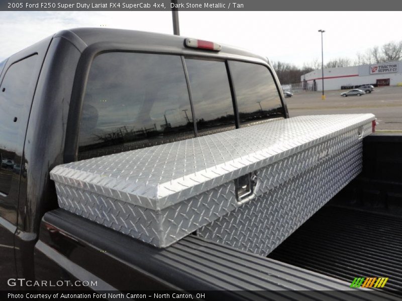 Dark Stone Metallic / Tan 2005 Ford F250 Super Duty Lariat FX4 SuperCab 4x4