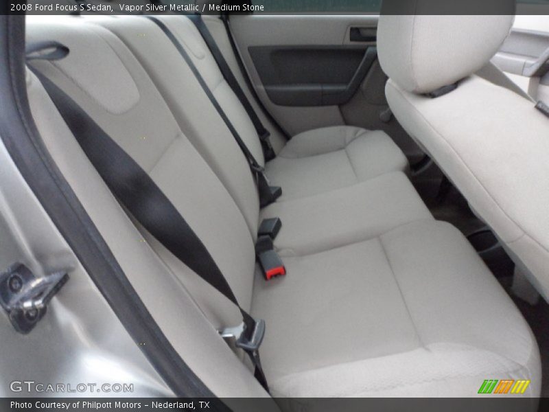 Vapor Silver Metallic / Medium Stone 2008 Ford Focus S Sedan