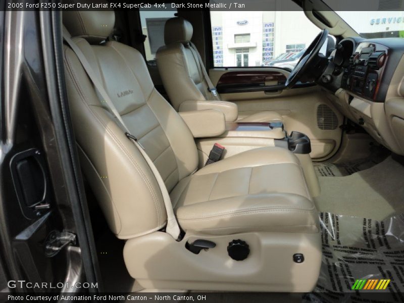 Dark Stone Metallic / Tan 2005 Ford F250 Super Duty Lariat FX4 SuperCab 4x4