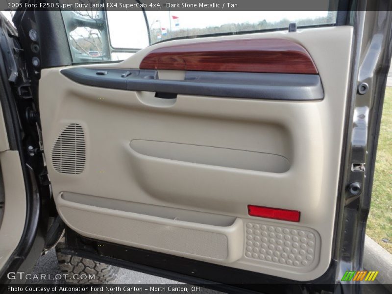 Dark Stone Metallic / Tan 2005 Ford F250 Super Duty Lariat FX4 SuperCab 4x4