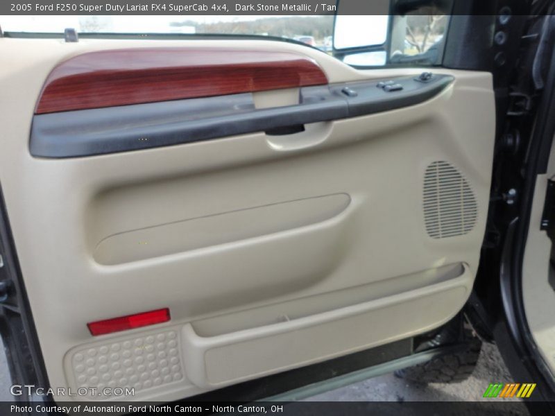 Dark Stone Metallic / Tan 2005 Ford F250 Super Duty Lariat FX4 SuperCab 4x4