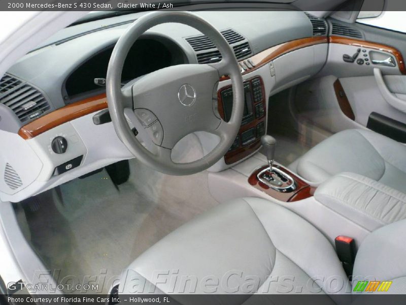 Glacier White / Ash 2000 Mercedes-Benz S 430 Sedan