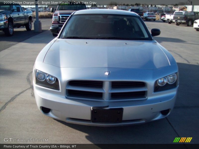 Bright Silver Metallic / Dark Slate Gray 2009 Dodge Charger SE