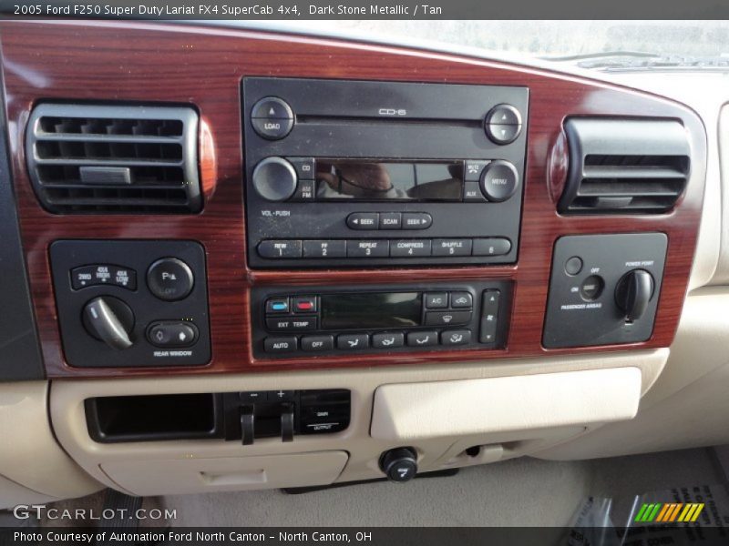 Dark Stone Metallic / Tan 2005 Ford F250 Super Duty Lariat FX4 SuperCab 4x4