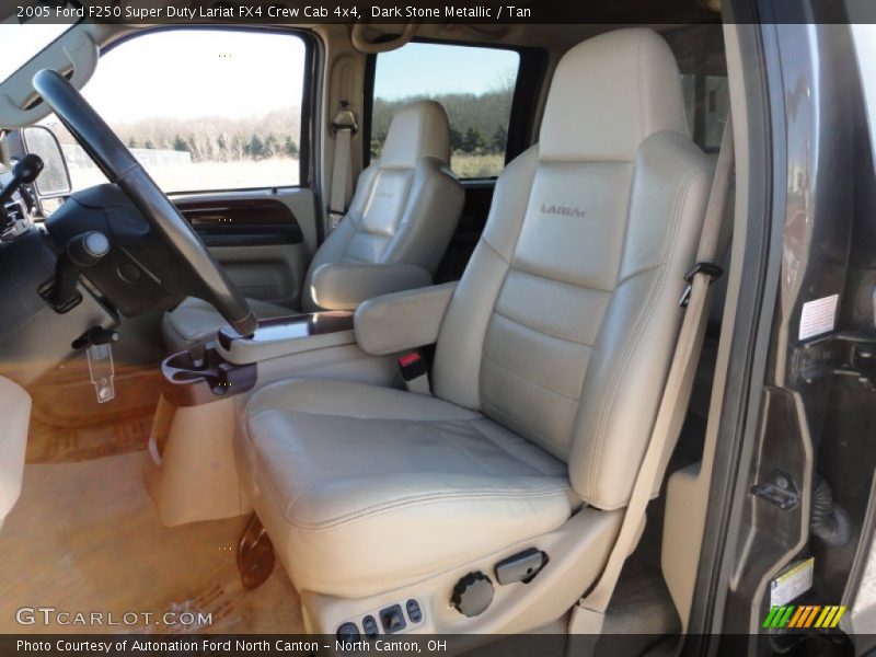  2005 F250 Super Duty Lariat FX4 Crew Cab 4x4 Tan Interior