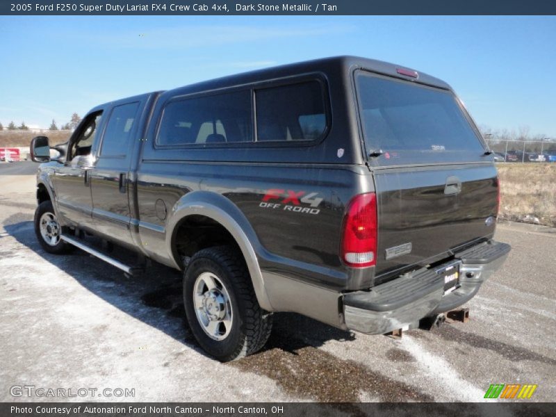 Dark Stone Metallic / Tan 2005 Ford F250 Super Duty Lariat FX4 Crew Cab 4x4