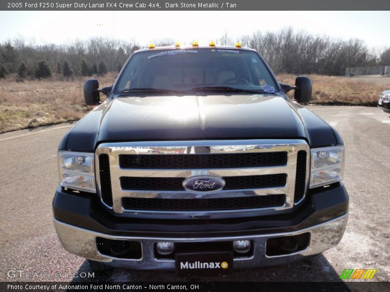 Dark Stone Metallic / Tan 2005 Ford F250 Super Duty Lariat FX4 Crew Cab 4x4