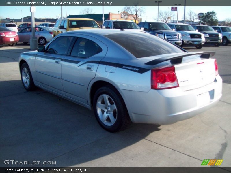 Bright Silver Metallic / Dark Slate Gray 2009 Dodge Charger SE