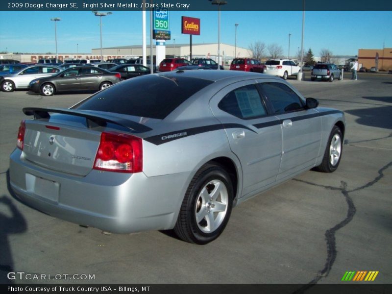 Bright Silver Metallic / Dark Slate Gray 2009 Dodge Charger SE