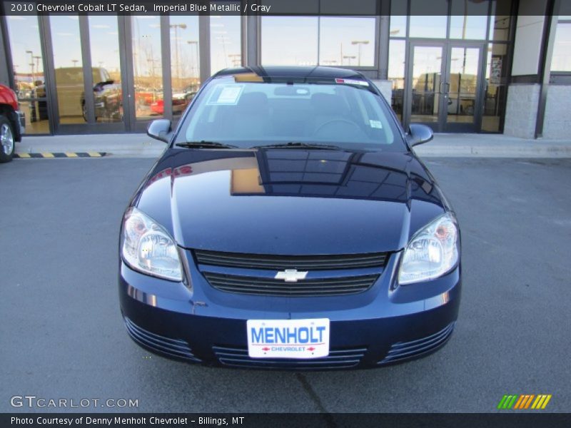 Imperial Blue Metallic / Gray 2010 Chevrolet Cobalt LT Sedan